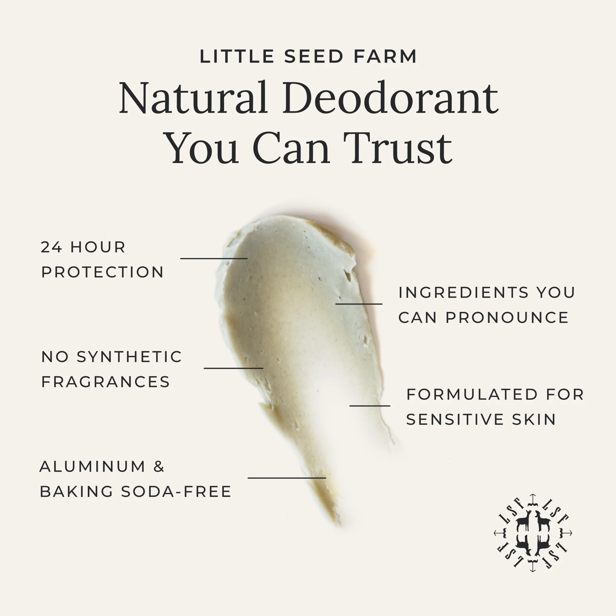 Activated Charcoal Deodorant Cream - Image 3